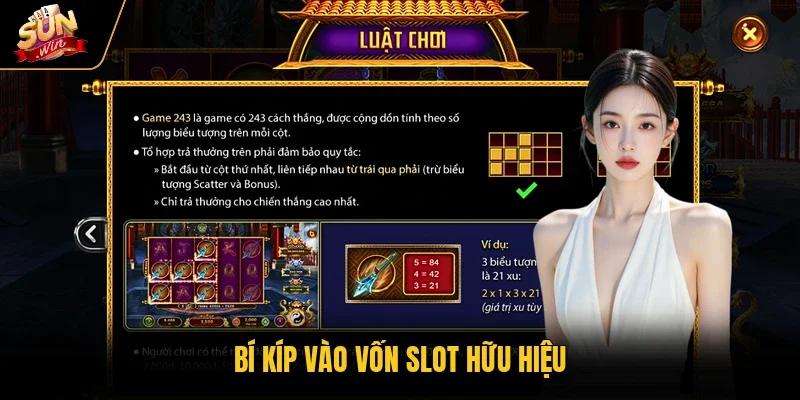 Bí kíp vào vốn slot hữu hiệu